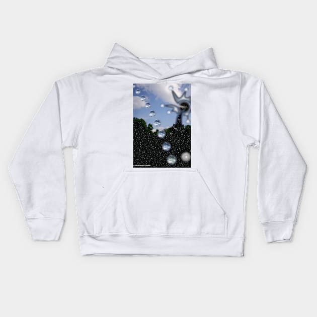 Passing Thru The Forest Of Stars Kids Hoodie by dennye